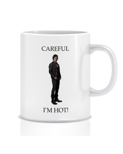 Kubek z grafiką vampire diaries (careful Ian is hot)