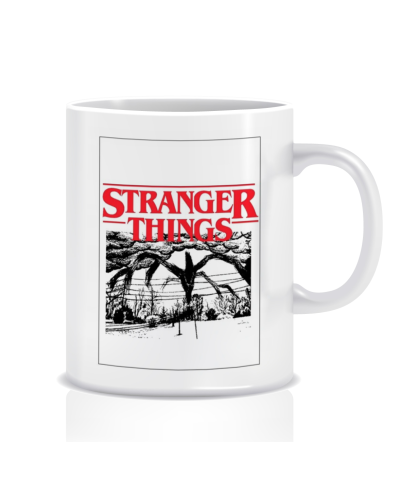 Kubek z grafiką stranger things (demogorgon)