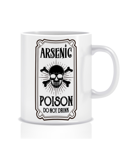Kubek z grafiką Halloween (arsenic poison, trucizna)