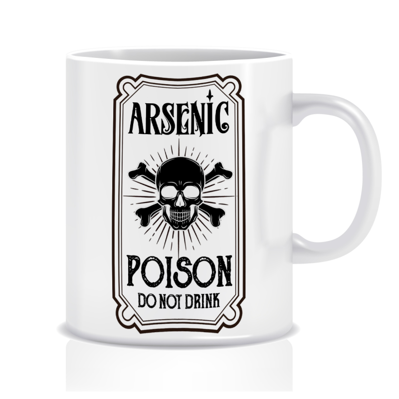 Kubek z grafiką Halloween (arsenic poison, trucizna)