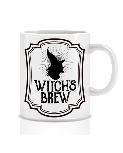 Kubek z grafiką Halloween (witchs brew, napój wiedźmy)
