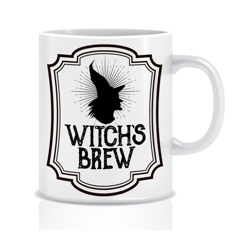 Kubek z grafiką Halloween (witchs brew, napój wiedźmy)