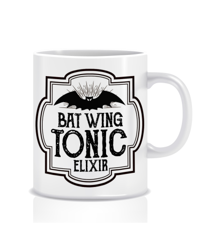 Kubek z grafiką Halloween (bat wing, eliksir)