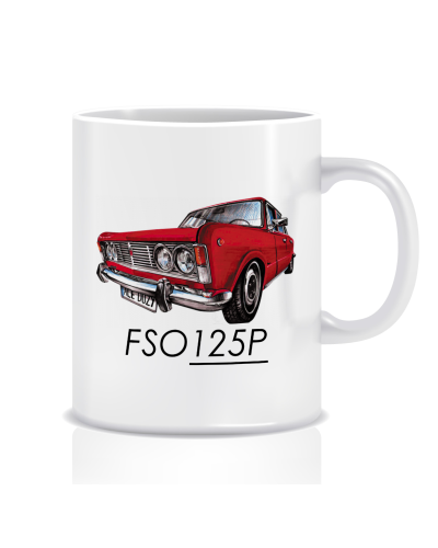 Kubek z grafiką Fiat 125P (FSO125P)