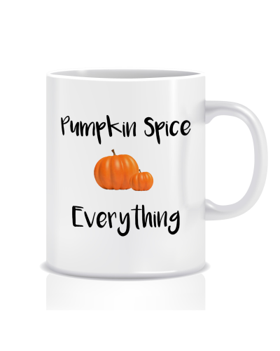 Kubek z grafiką halloween (pumpkin spice everything)