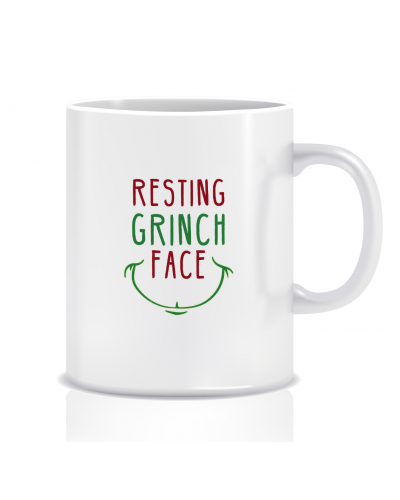 Kubek świąteczny Grinch (resting grinch face)