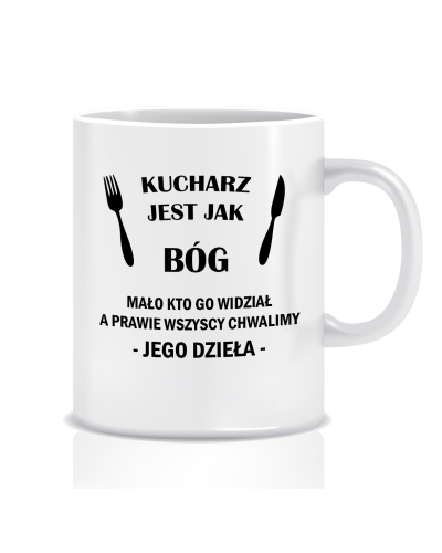 Kubek dla kucharza (jak Bóg)