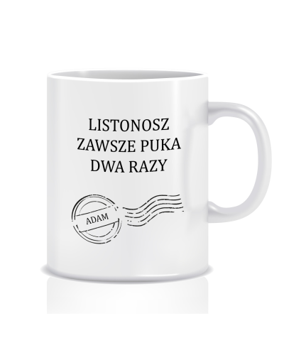 Kubek dla listonosza (zawsze puka 2 razy)