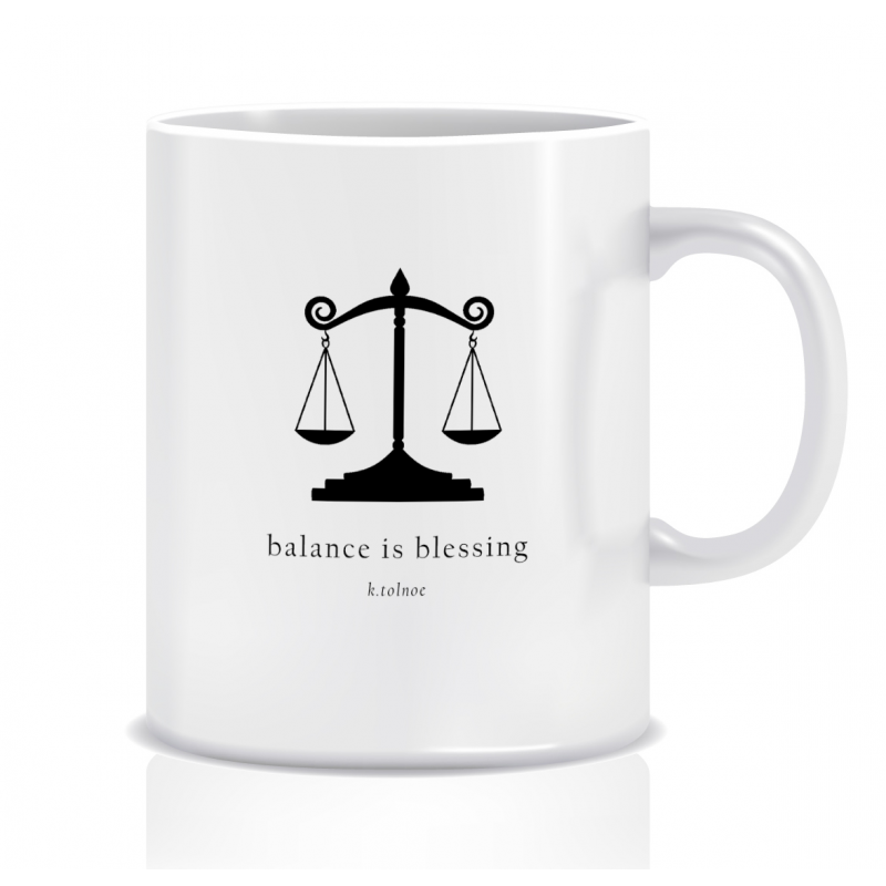 Kubek z grafiką dla prawnika (równowaga)