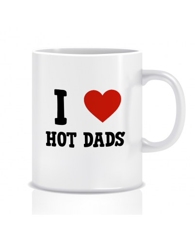 Kubek z grafiką Hot Dads (I love hot dads)