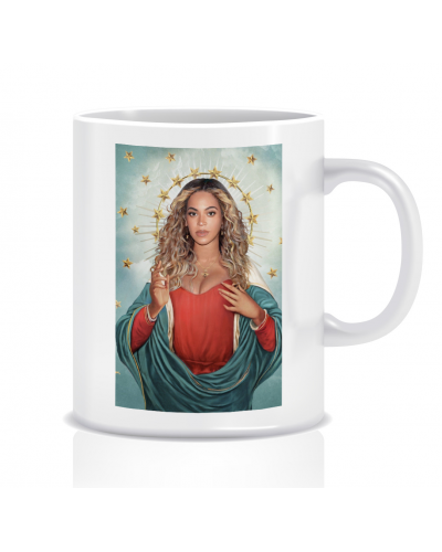Kubek z grafiką Beyoncé (Beyoncé is god)