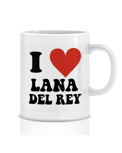 Kubek z Grafiką Lana Del Rey (I Love Lana)