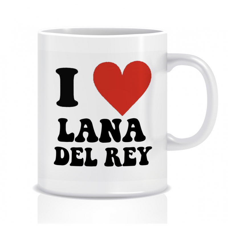 Kubek z Grafiką Lana Del Rey (I Love Lana)