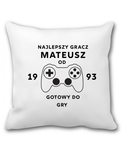 Poduszka dla gracza (Gotowy do gry) - mitzu.pl