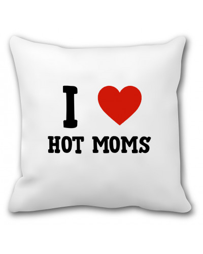 Poduszka z grafiką Hot Moms (I love hot moms)
