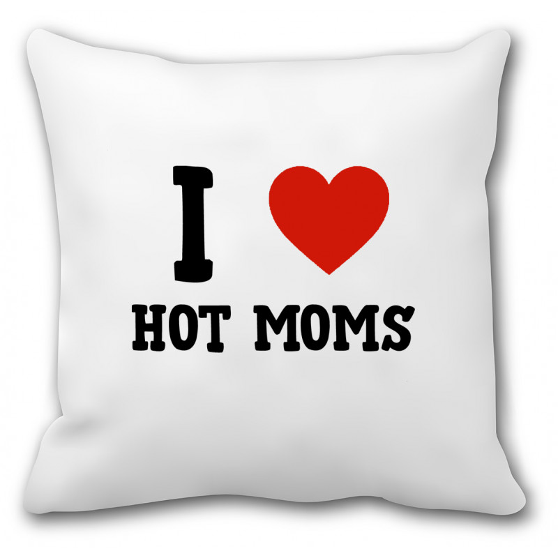 Poduszka z grafiką Hot Moms (I love hot moms)
