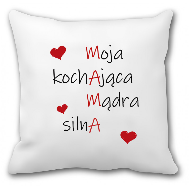 Poduszka dla mamy (krzyżówka, mama) - mitzu.pl