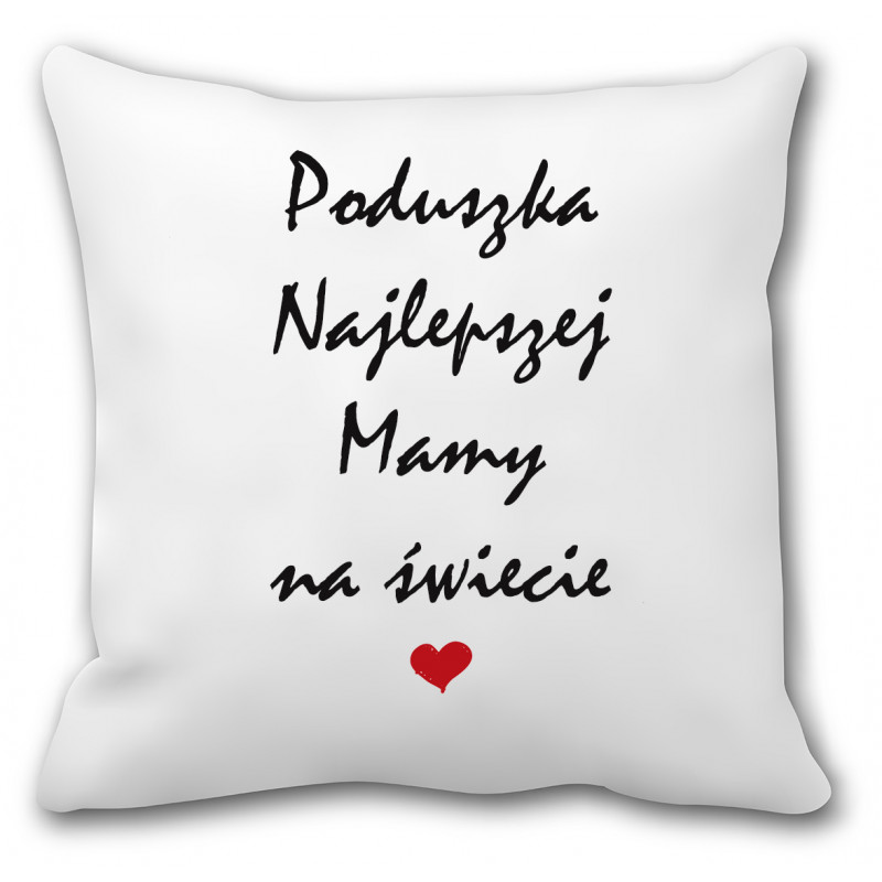 Poduszka dla mamy (najlepsza mama) - mitzu.pl