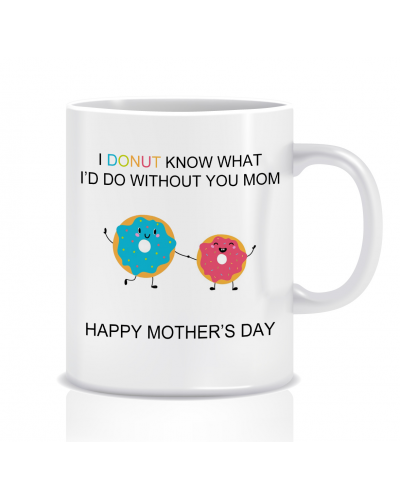 Kubek z grafiką dla mamy (dzień matki, donut)