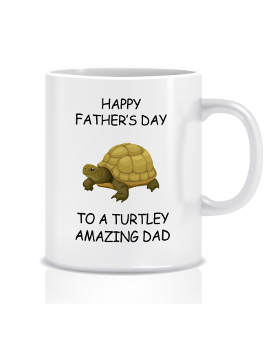 Kubek z grafiką dla taty (dzień ojca, turtley dad)