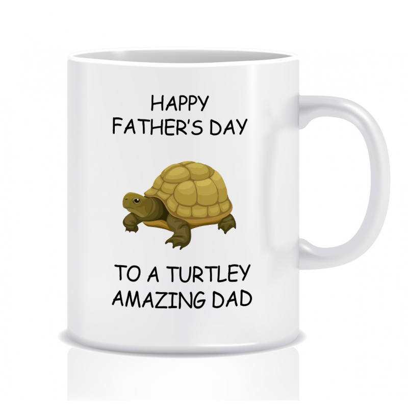 Kubek z grafiką dla taty (dzień ojca, turtley dad)
