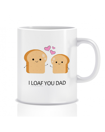 Kubek z grafiką dla taty (dzień ojca, loaf dad)