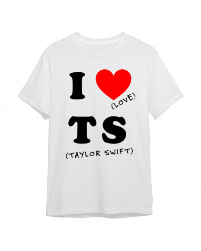 Koszulka Taylor Swift (I love TS) - mitzu.pl