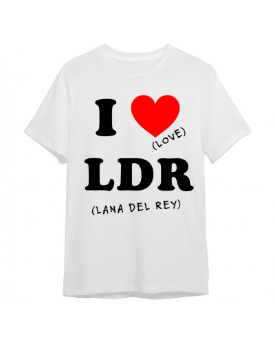 Koszulka Lana Del Rey (I love LDR) - mitzu.pl