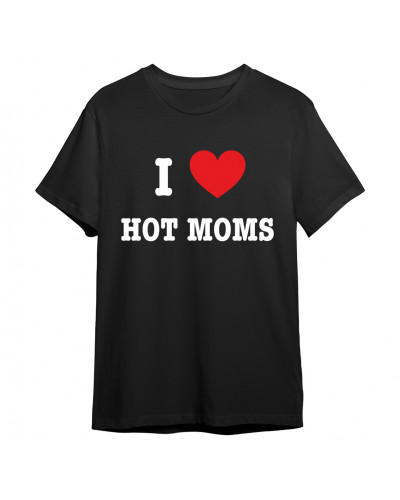 Koszulka śmieszna dla niego (I love hot moms) - mitzu.pl