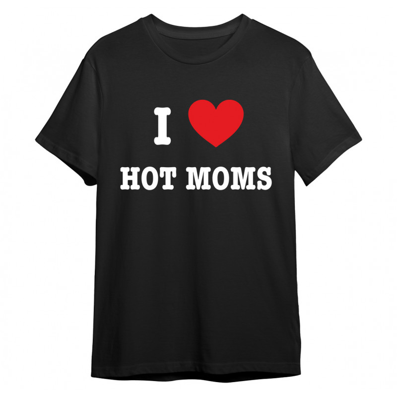 Koszulka śmieszna dla niego (I love hot moms) - mitzu.pl
