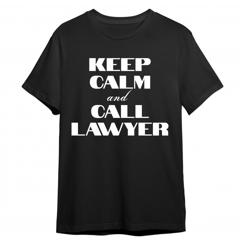 Koszulka dla Prawnika (Keep calm and call Lawyer) - mitzu.pl