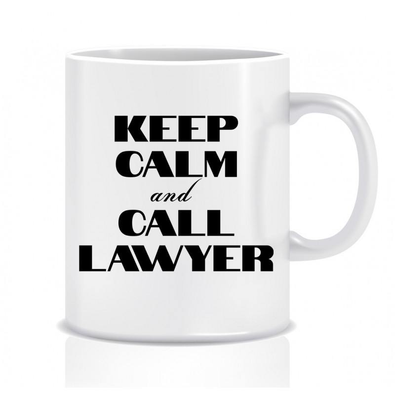 Kubek dla prawnika (Keep calm and call Lawyer)