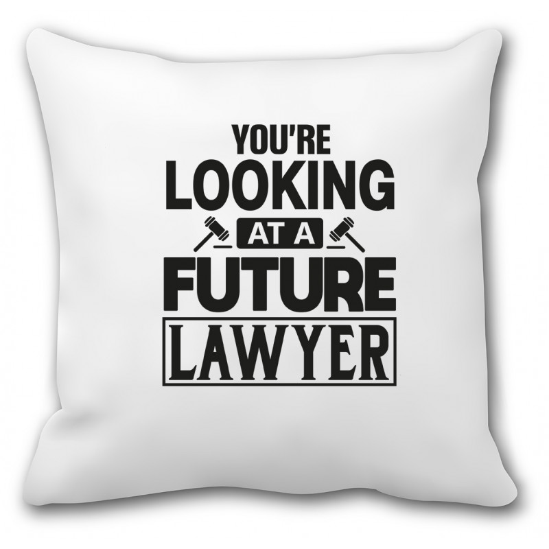 Poduszka dla prawnika (Looking at a future Lawyer) - mitzu.pl