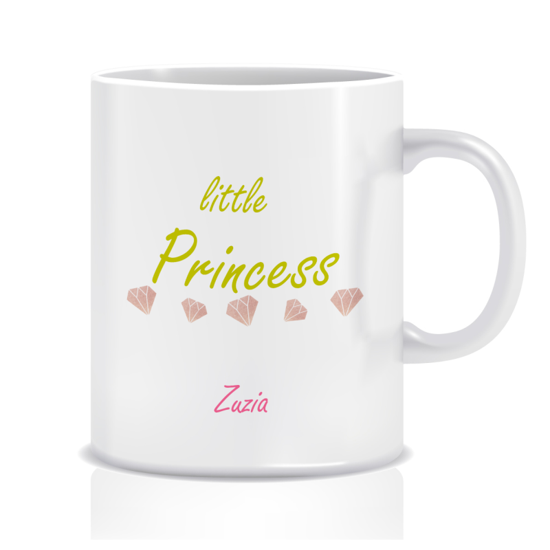 Kubek z grafiką dla dziewczyny (imię, little princess)