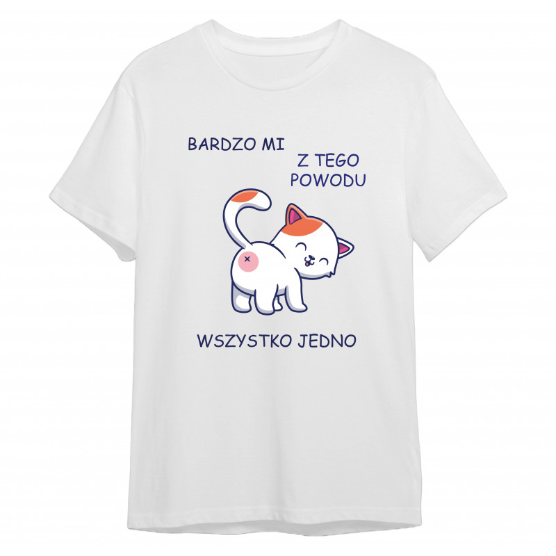 Koszulka dla kociary (bardzo mi wszystko jedno vol2) - mitzu.pl