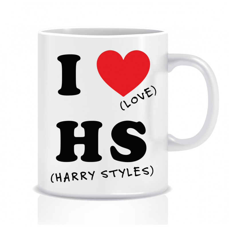 Kubek Harry Styles (I love HS) - mitzu.pl