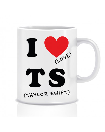 Kubek Taylor Swift (I love TS Taylor Swift)