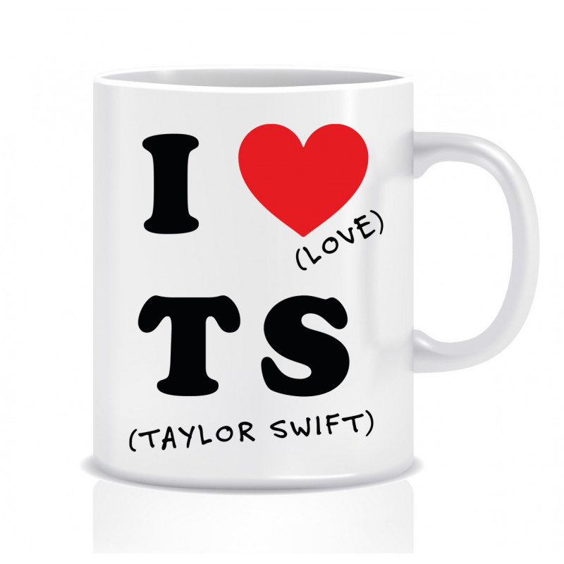 Kubek Taylor Swift (I love TS Taylor Swift)