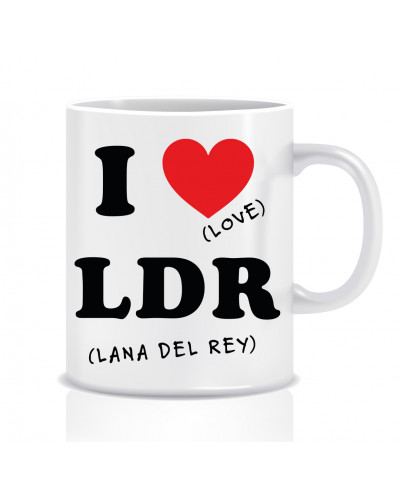 Kubek Lana Del Rey (I love LDR Lana Del Rey)