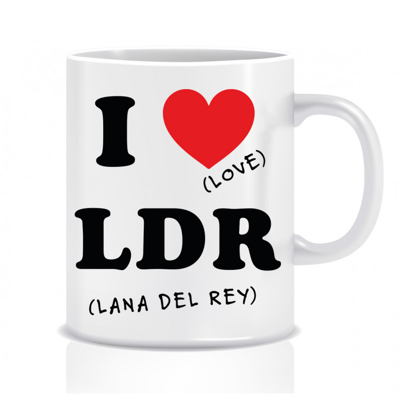 Kubek Lana Del Rey (I love LDR) - mitzu.pl