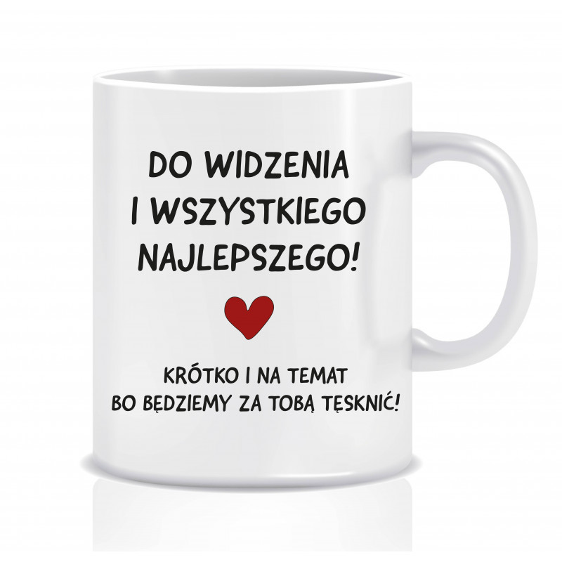 Kubek na odejście z pracy (Będziemy tęsknić)