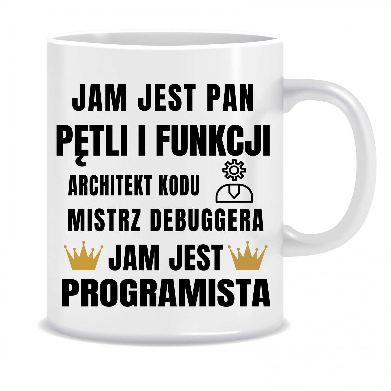 Kubek dla programisty (Pan pętli, architekt kodu, mistrz debbugera)...
