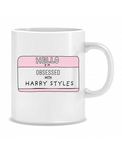Kubek Harry Styles (Hello I'm obsessed with) - mitzu.pl