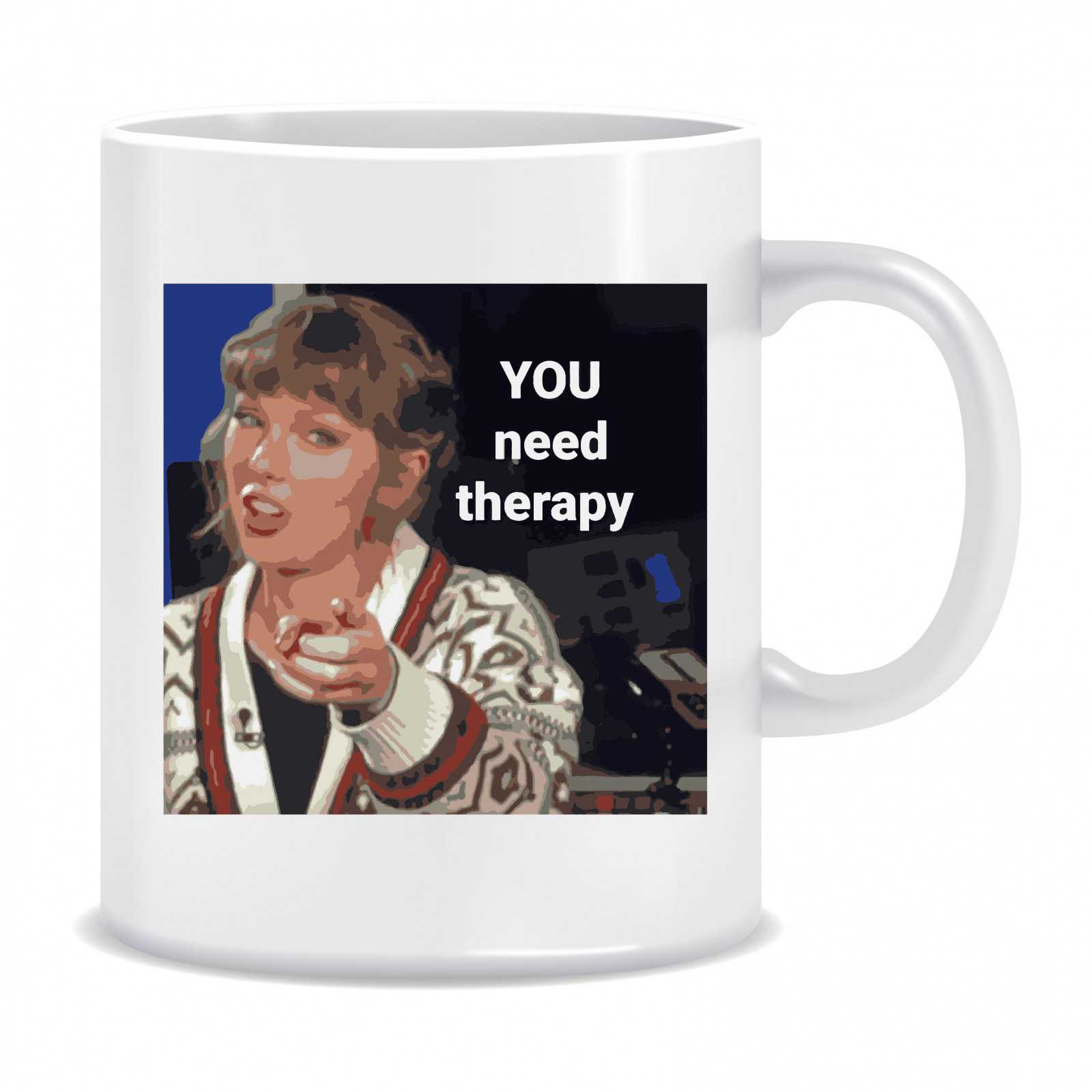 Kubek Taylor Swift (you need therapy) - mitzu.pl