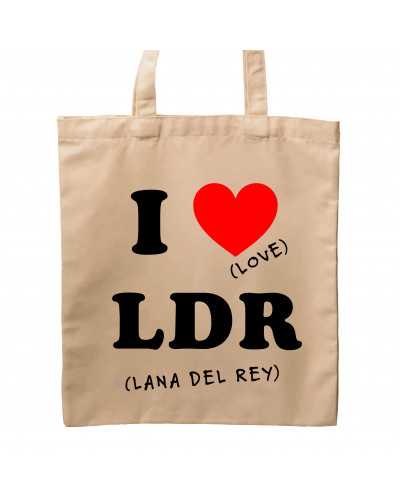Torba Lana Del Rey (I love LDR) - mitzu.pl