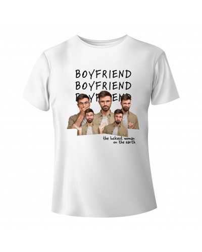 Koszulka personalizowana dla dziewczyny (the luckiest woman on the ...
