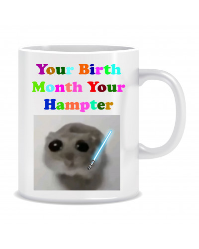 Kubek Sad Hamster meme (Happy Birth) - mitzu.pl