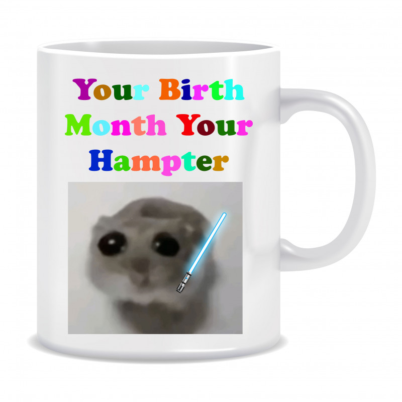 Kubek Sad Hamster meme (Happy Birth) - mitzu.pl