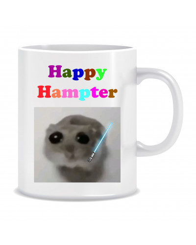 Kubek Sad Hamster meme (Happy Hampter) - mitzu.pl