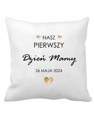 Poduszka na dzień matki (pierwszy dzień mamy, data) - mitzu.pl
